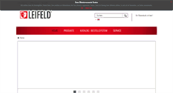 Desktop Screenshot of leifeld.de